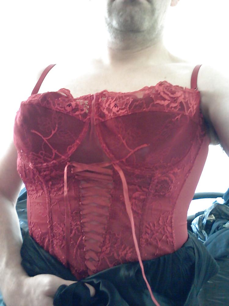 25P Corset panties boots ass cock