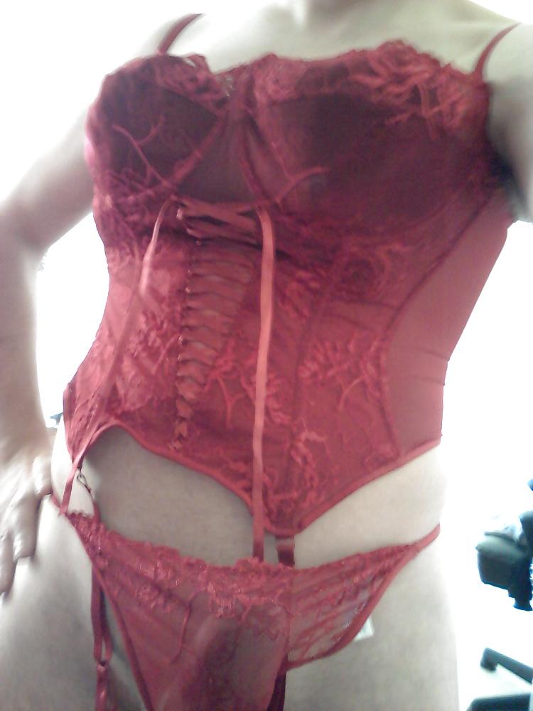 25P Corset panties boots ass cock