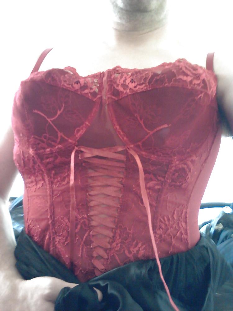 25P Corset panties boots ass cock