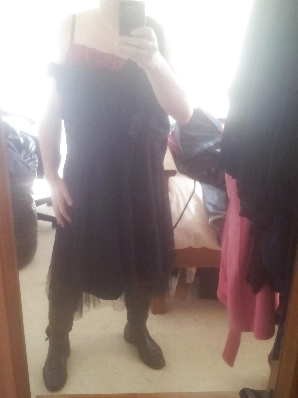 25P Corset panties boots ass cock