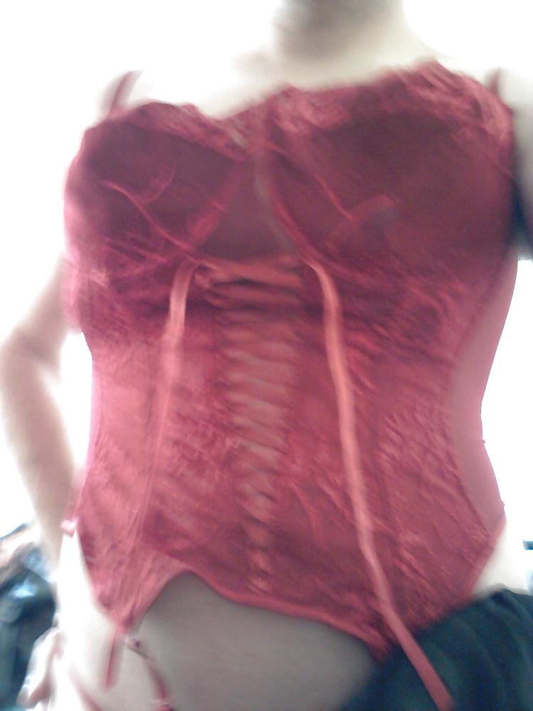 25P Corset panties boots ass cock
