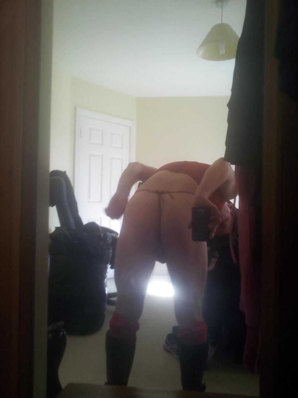 25P Corset panties boots ass cock