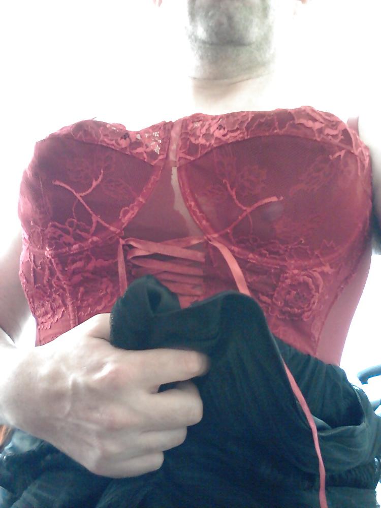25P Corset panties boots ass cock