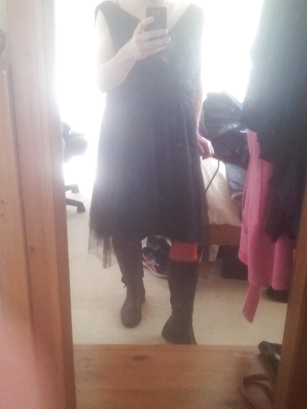 25P Corset panties boots ass cock
