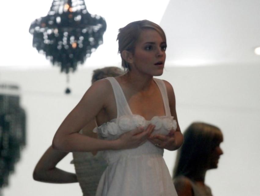 25P Emma Watson - little brit tease