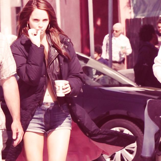25P Emma Watson - little brit tease