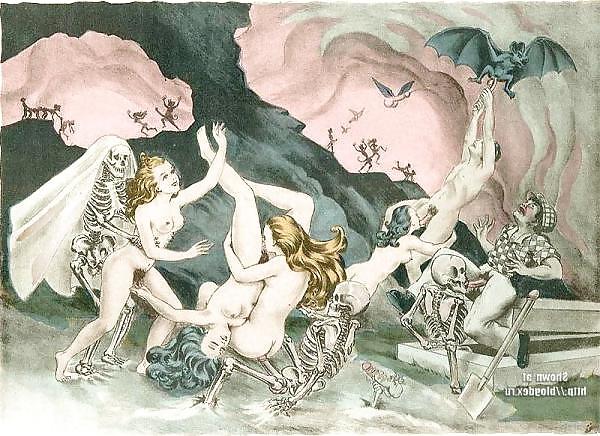 25P Vintage Erotic Drawings 18