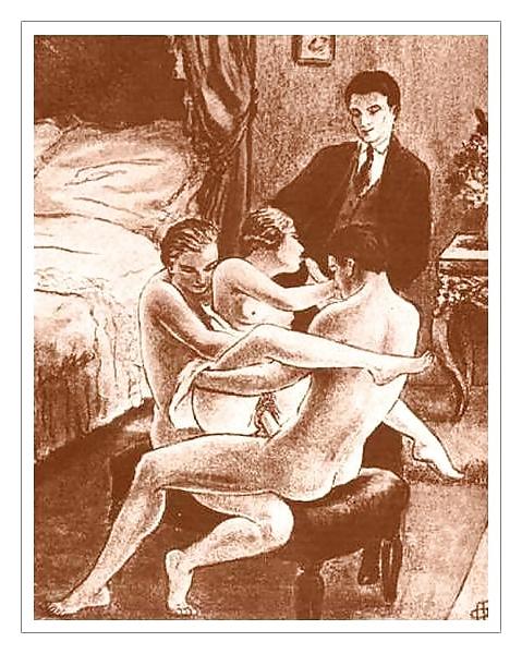 25P Vintage Erotic Drawings 18