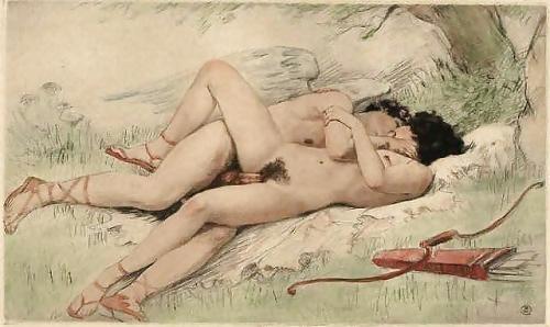 25P Vintage Erotic Drawings 18