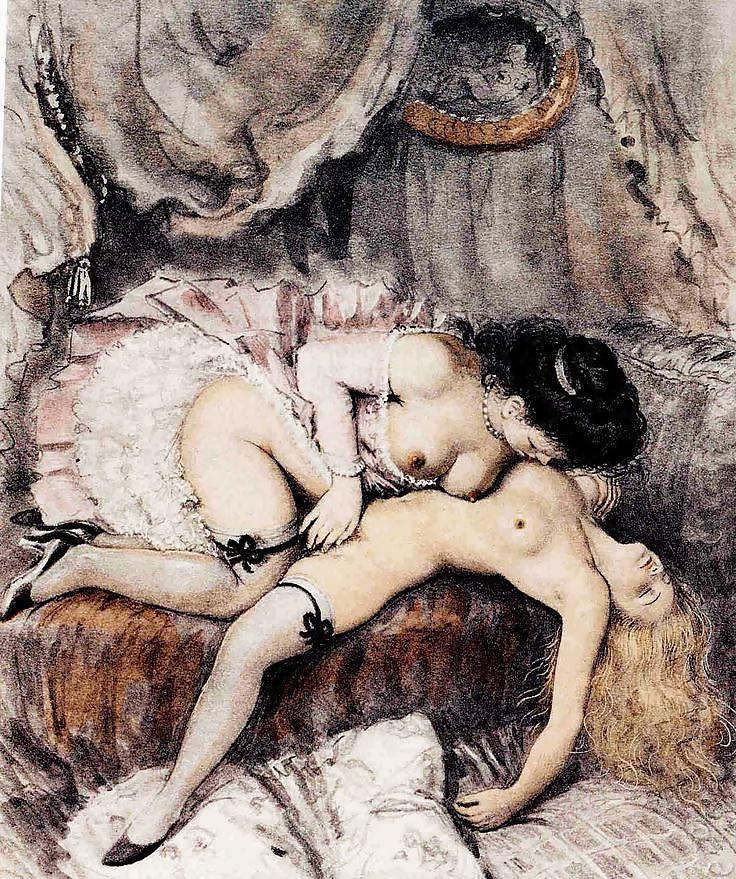 25P Vintage Erotic Drawings 18