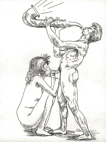 25P Vintage Erotic Drawings 18
