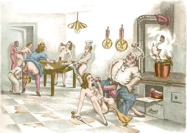 25P Vintage Erotic Drawings 17