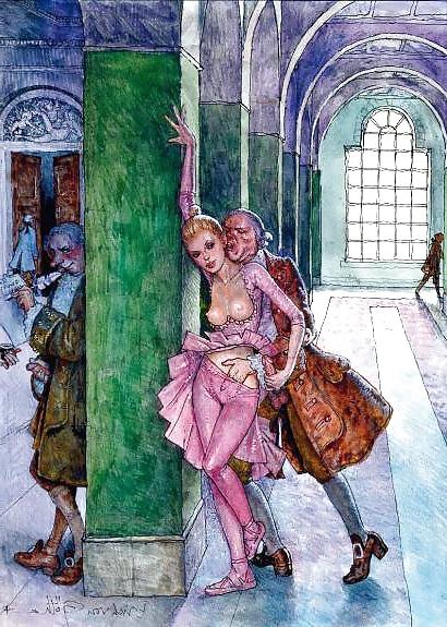 25P Vintage Erotic Drawings 17