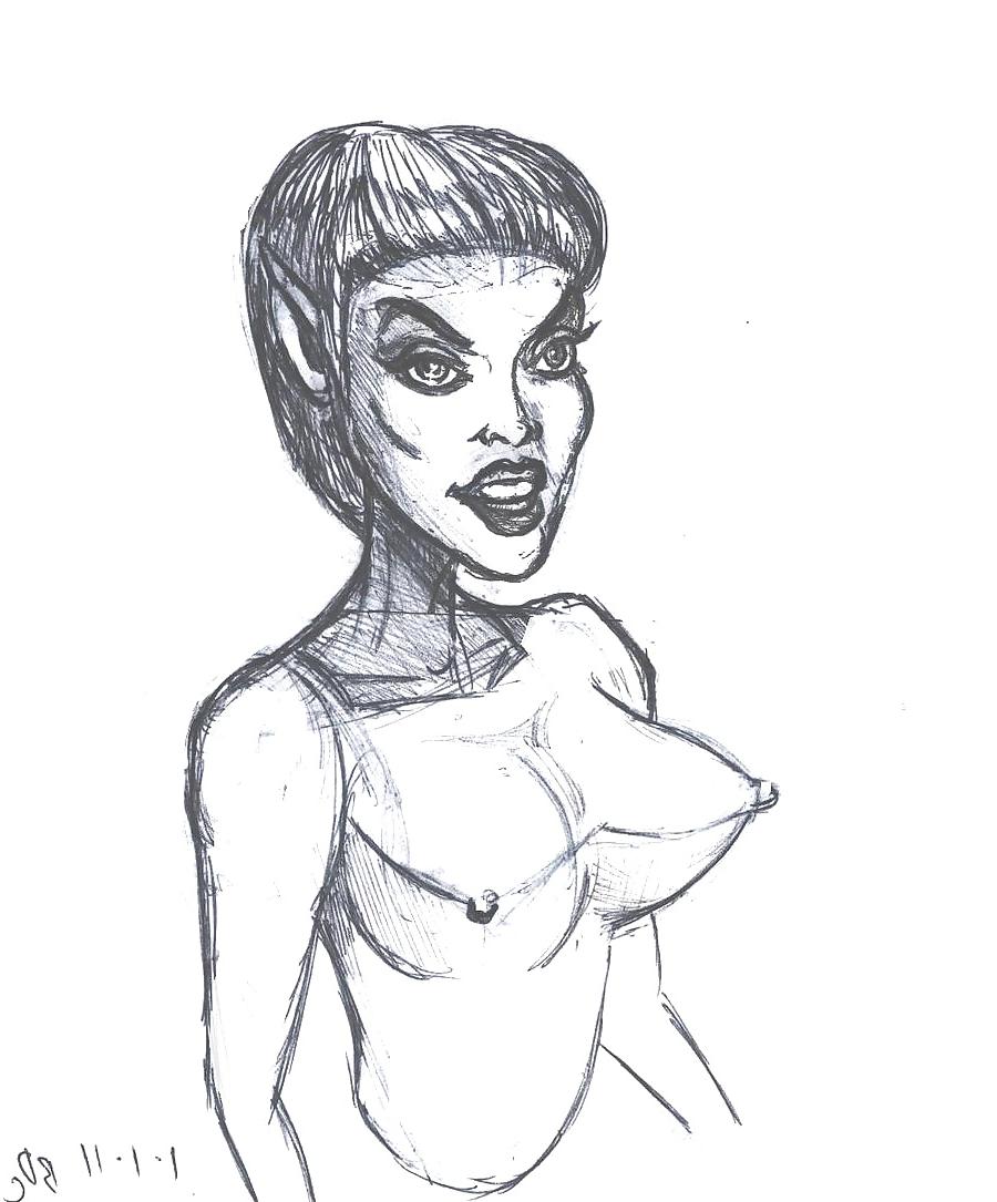 25P Slut of  Vulkan T Pol ( Star Trek)