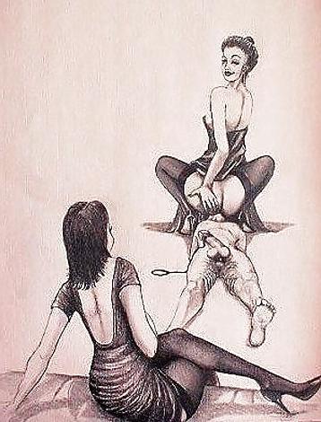 25P Vintage Erotic Drawings 16