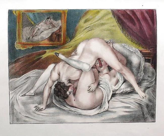 25P Vintage Erotic Drawings 16