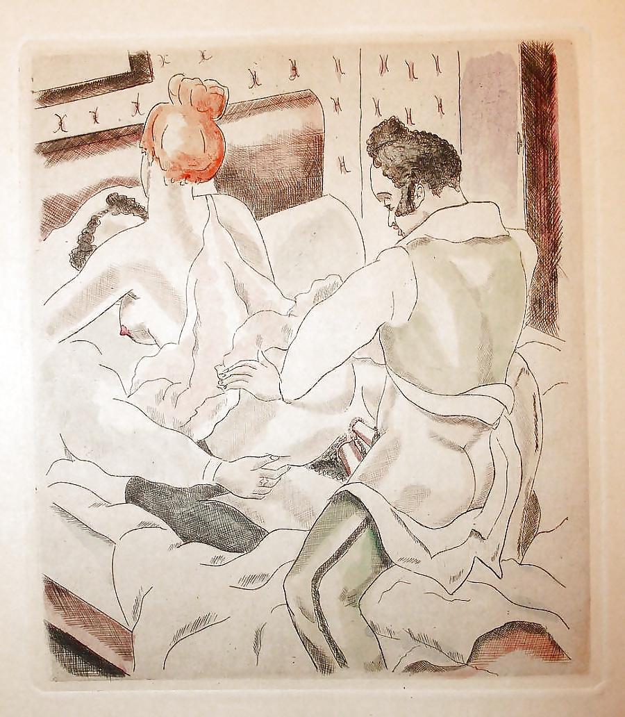 25P Vintage Erotic Drawings 16