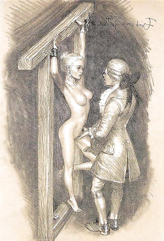 25P Vintage Erotic Drawings 16