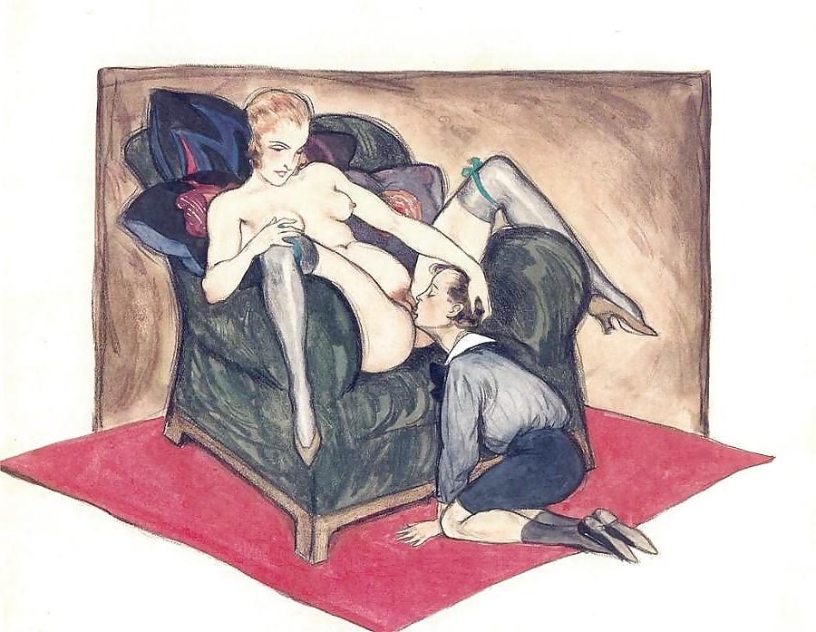 25P Vintage Erotic Drawings 15