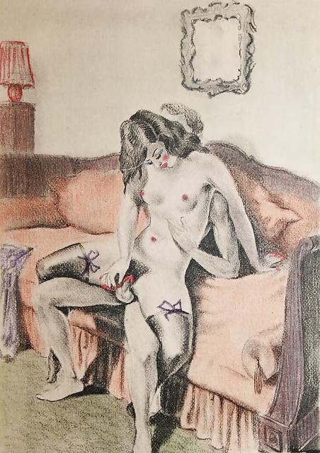 25P Vintage Erotic Drawings 15