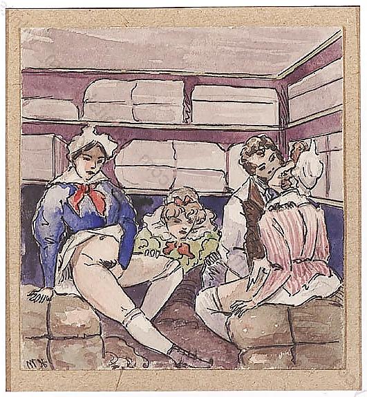 25P Vintage Erotic Drawings 15