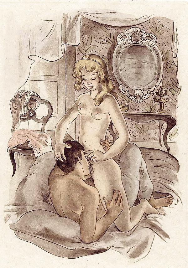 25P Vintage Erotic Drawings 12