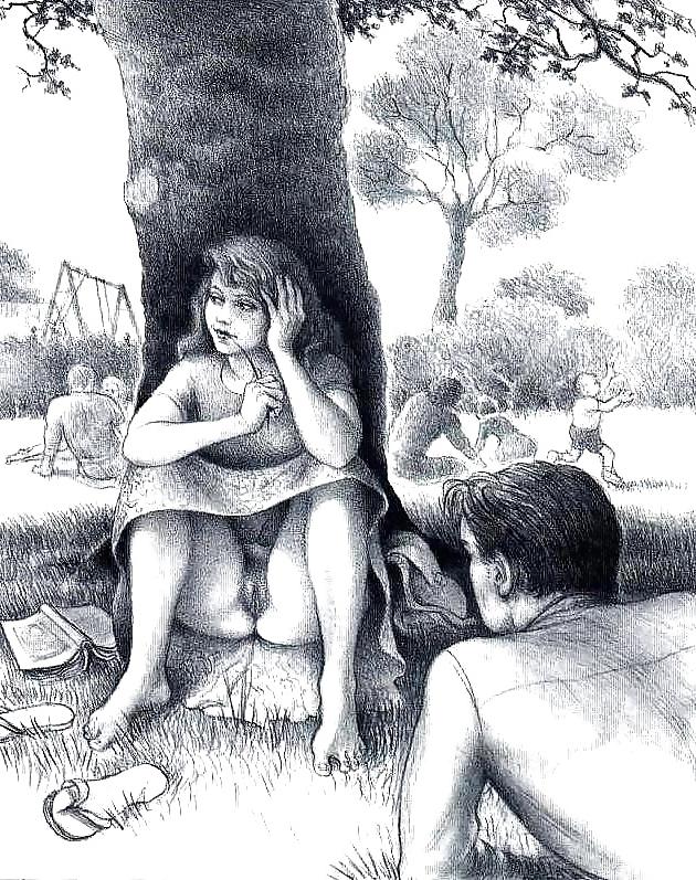 25P Vintage Erotic Drawings 12