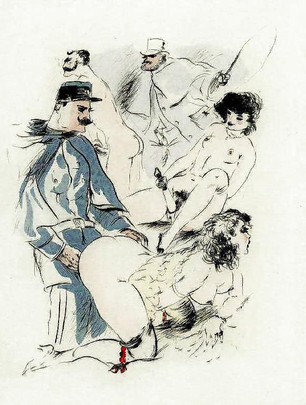 25P Vintage Erotic Drawings 12