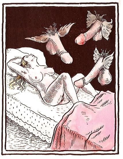 25P Vintage Erotic Drawings 12