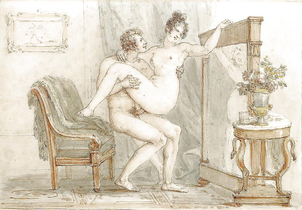 25P Vintage Erotic Drawings 12