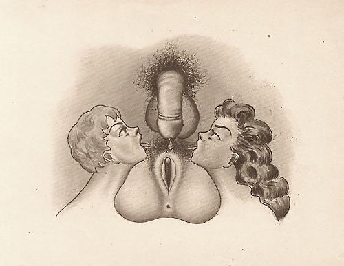 25P Vintage Erotic Drawings 12