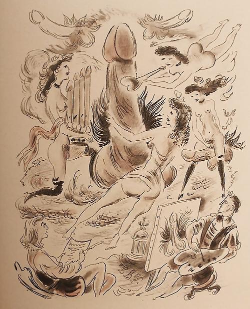 25P Vintage Erotic Drawings 12