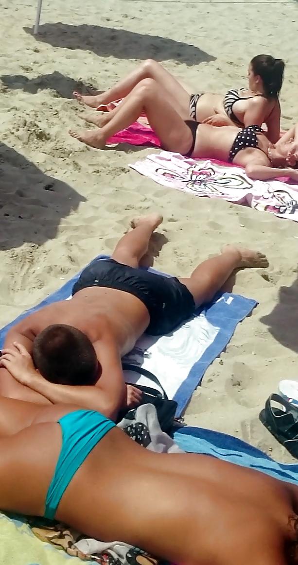 10P Beach- big boobs baby