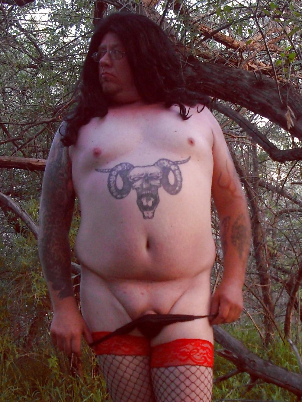 25P Mother Nature Meet Crossdresser & His Little Cock