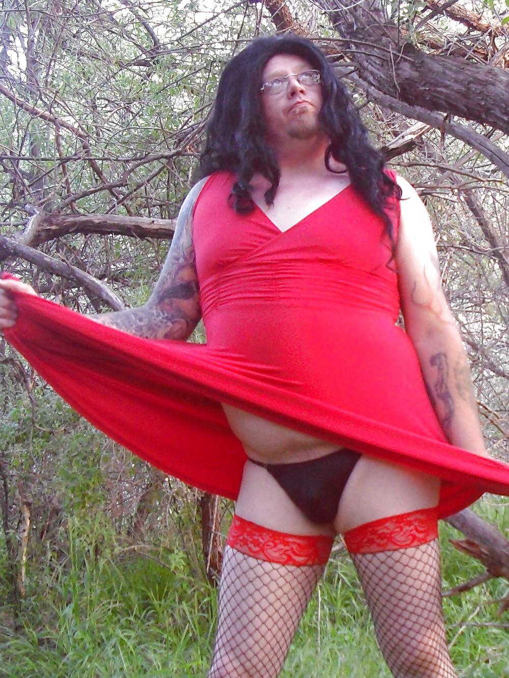25P Mother Nature Meet Crossdresser & His Little Cock