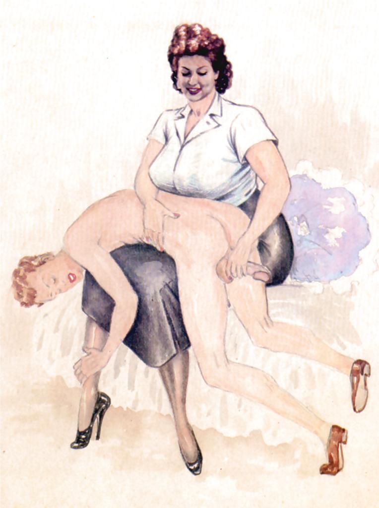 25P Vintage Erotic Drawings 8