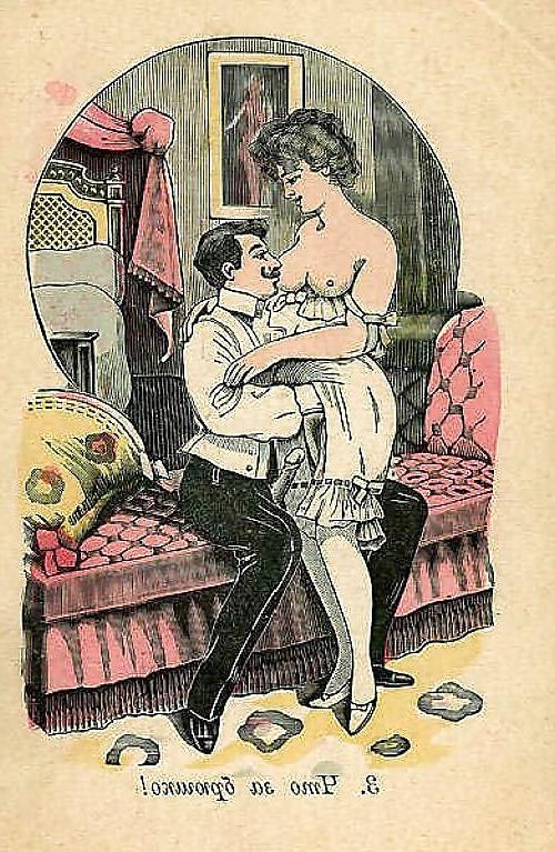 25P Vintage Erotic Drawings 8