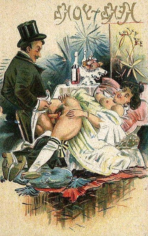 25P Vintage Erotic Drawings 8
