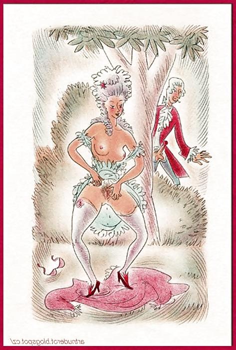 25P Vintage Erotic Drawings 8