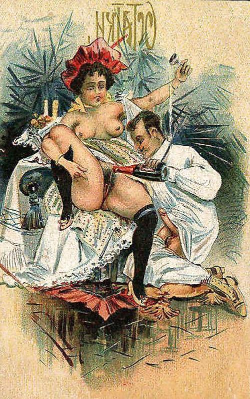 25P Vintage Erotic Drawings 8