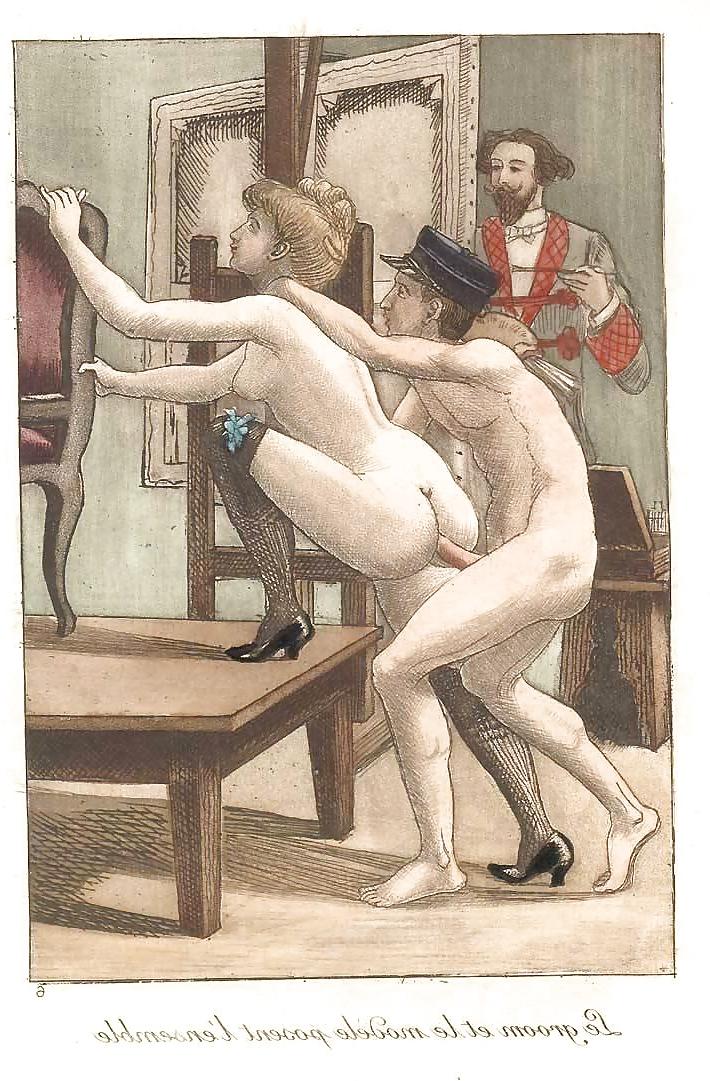 25P Vintage Erotic Drawings 8