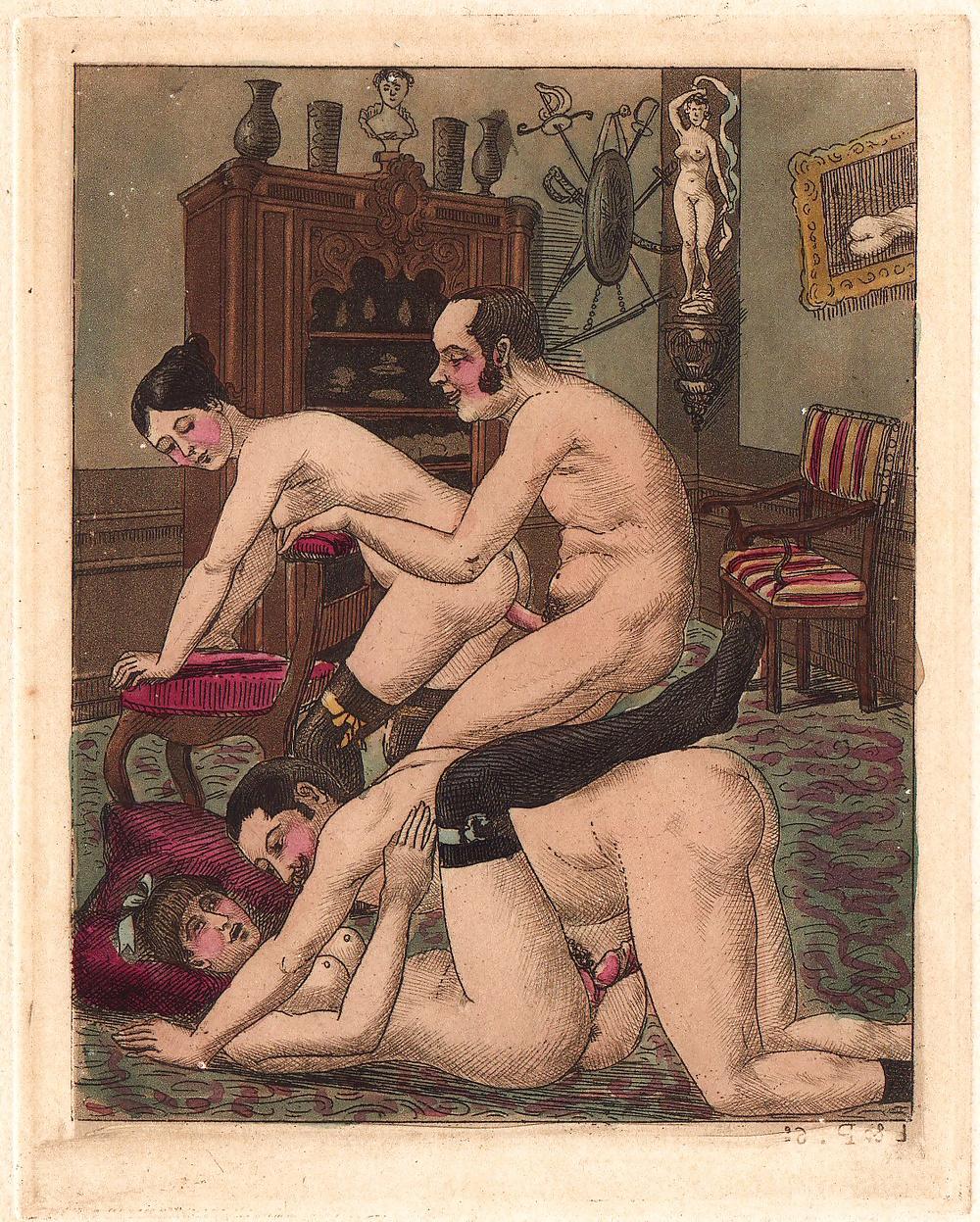 25P Vintage Erotic Drawings 4