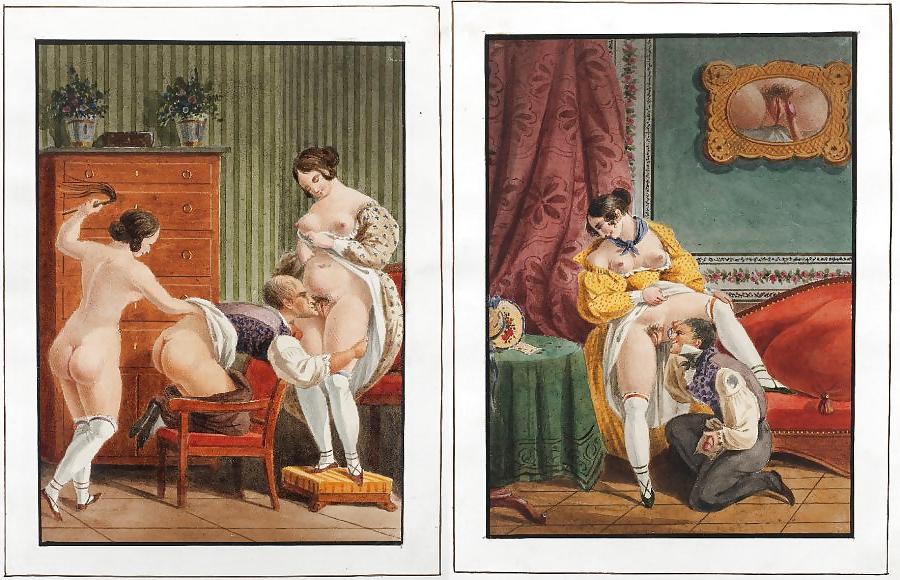 25P Vintage Erotic Drawings 4