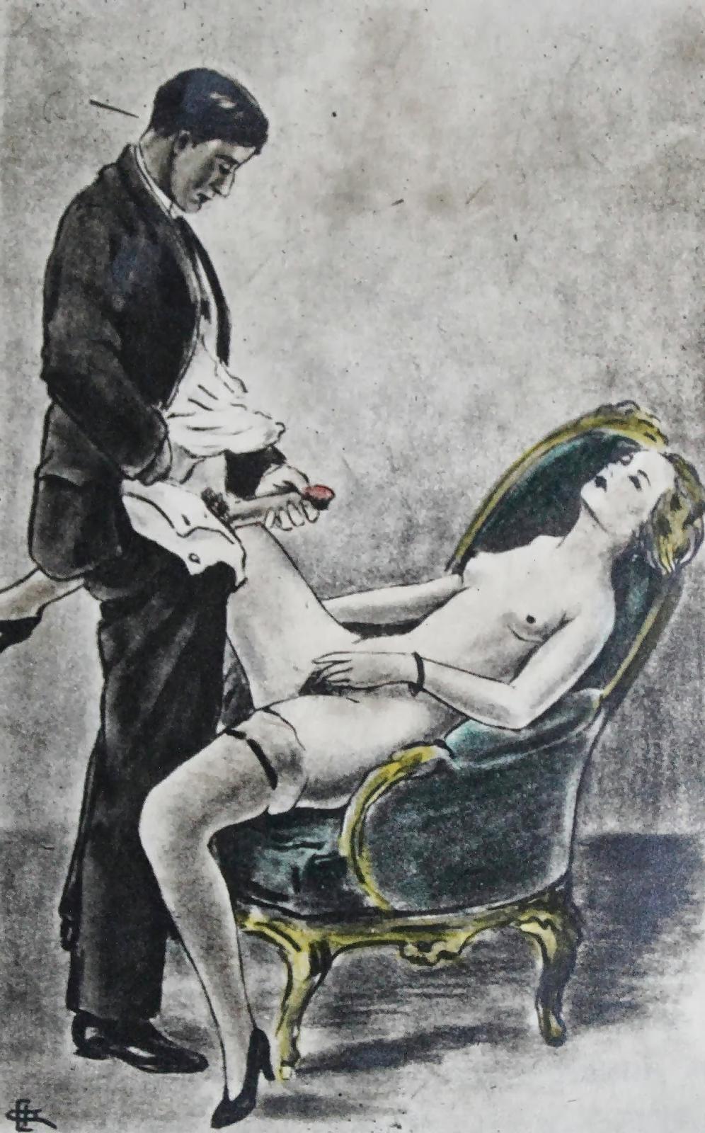 25P Vintage Erotic Drawings 4