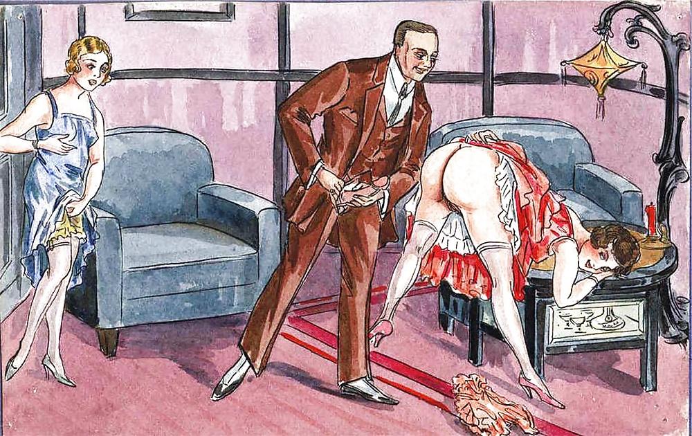 25P Vintage Erotic Drawings 4