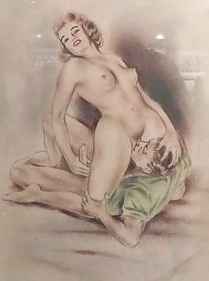 25P Erotic Vintage Drawings