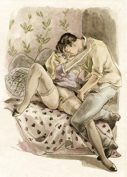 25P Erotic Vintage Drawings