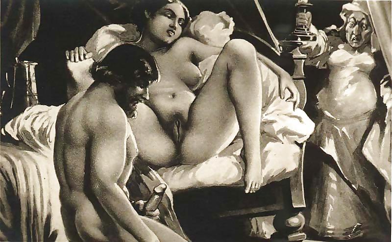 25P Erotic Vintage Drawings
