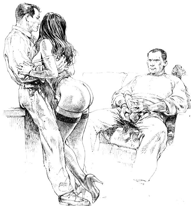 25P Erotic Drawings by Paolo Serpieri