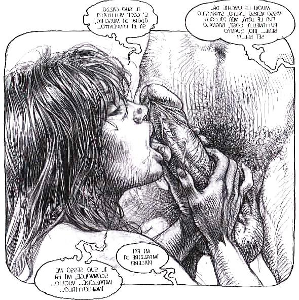 25P Erotic Drawings by Paolo Serpieri